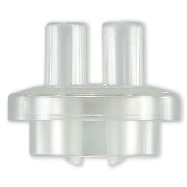 CAPOT Ø16.5mm 2 VOIES POUR TUBE ØE 4.1mm - PVC RAD.