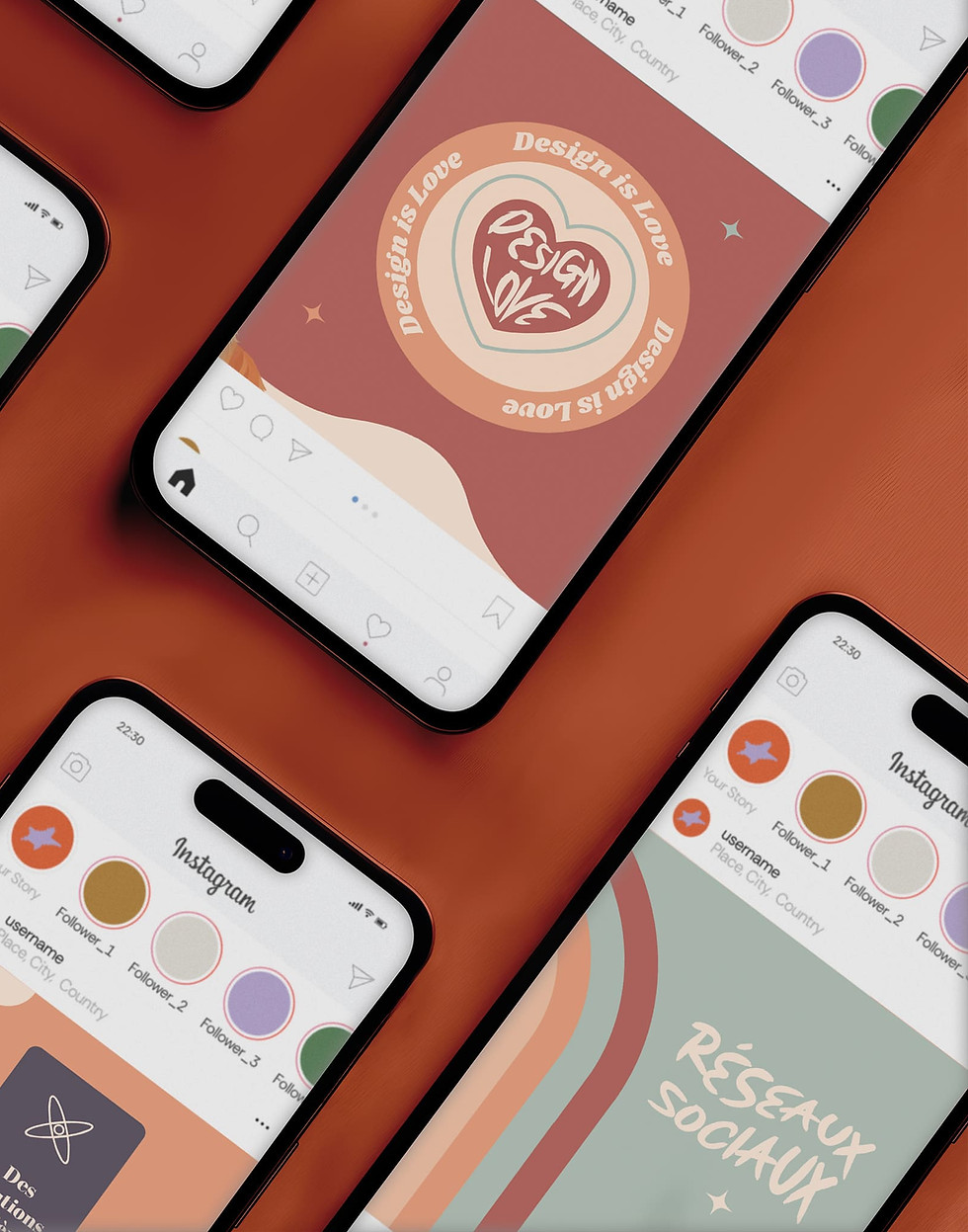 Publication de contenus sur Instagram et Facebook par Evo Consulting