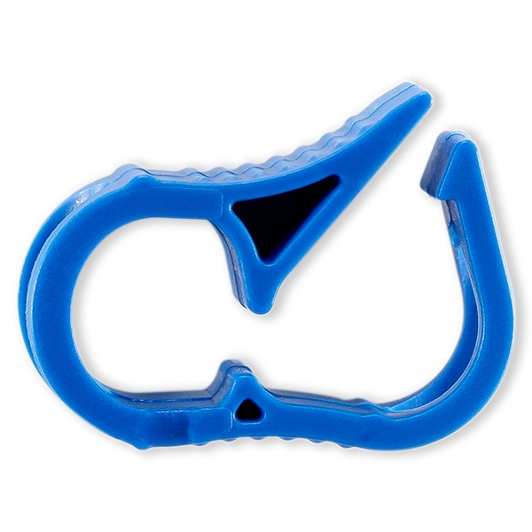 CLAMP ON/OFF POUR TUBE Ø3.0x4.1mm - PP BLEU
