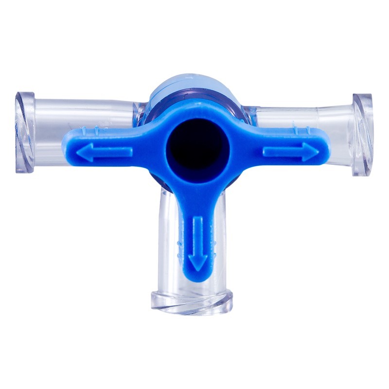 ROBINET 4 VOIES ON 360° BLEU - 3x LLF - PC RAD