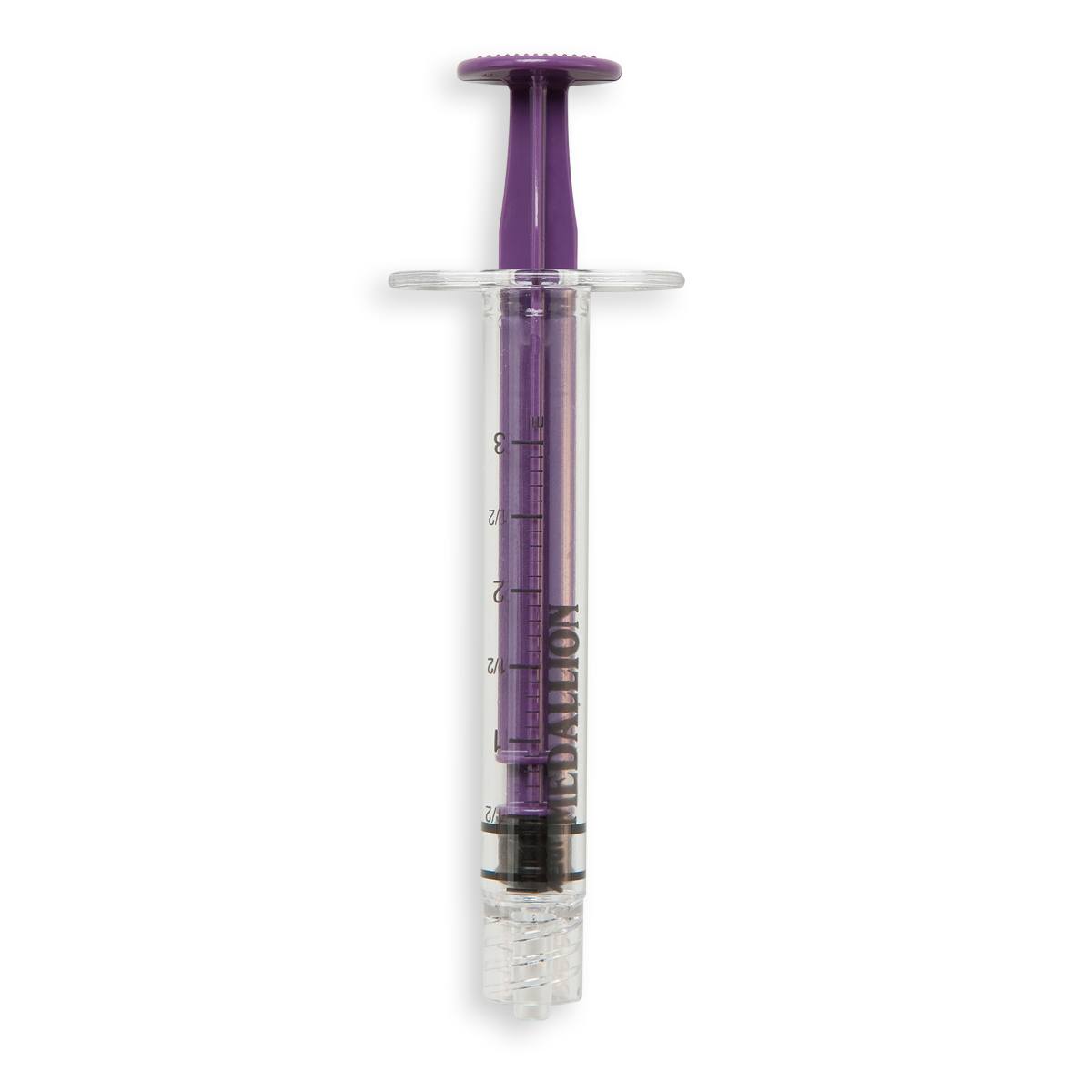 SERINGUE 3 mL TYPE MEDALLION - LLM - PC ABS SI POURPRE