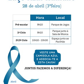 Campanha Laço Azul Humano