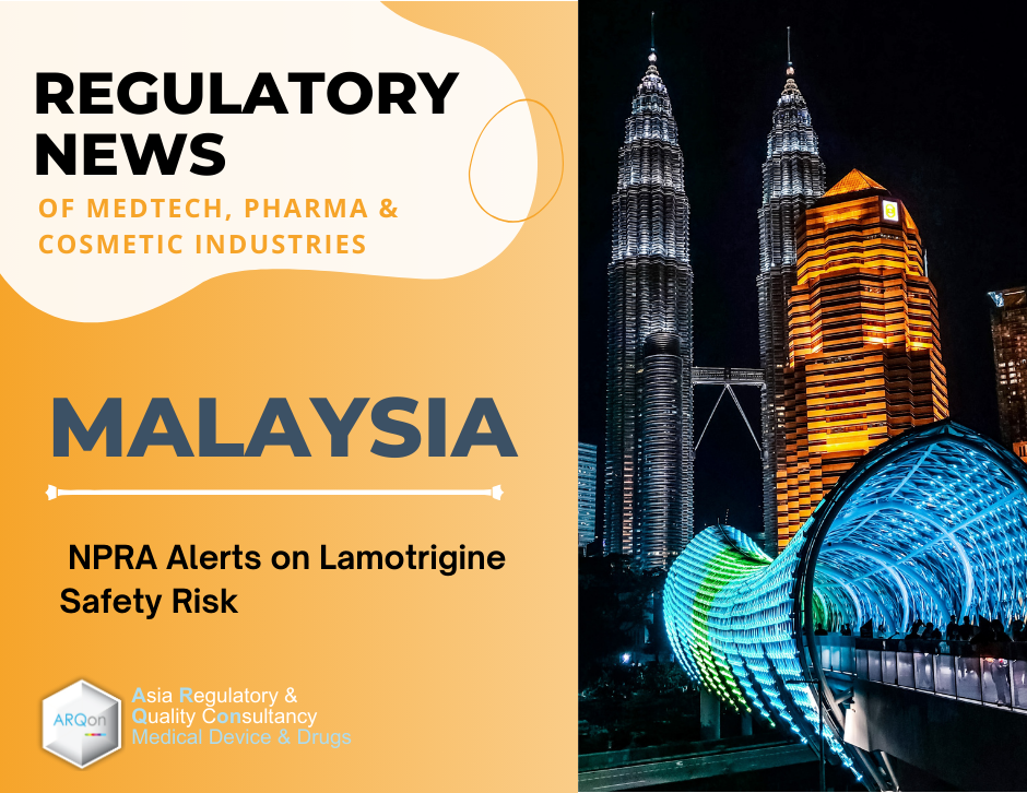 NPRA Alerts on Lamotrigine Safety Risk