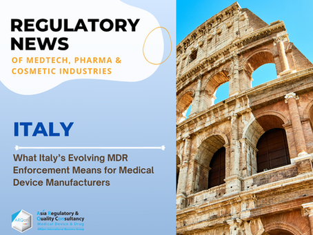 What Italy’s Evolving MDR Enforcement Means for Medical Device Manufacturers