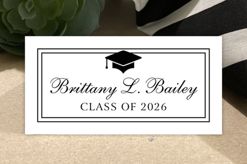 2026 grad cards Class of 2026 Graduation Square Gift Tag Printable  Scribbled LLC