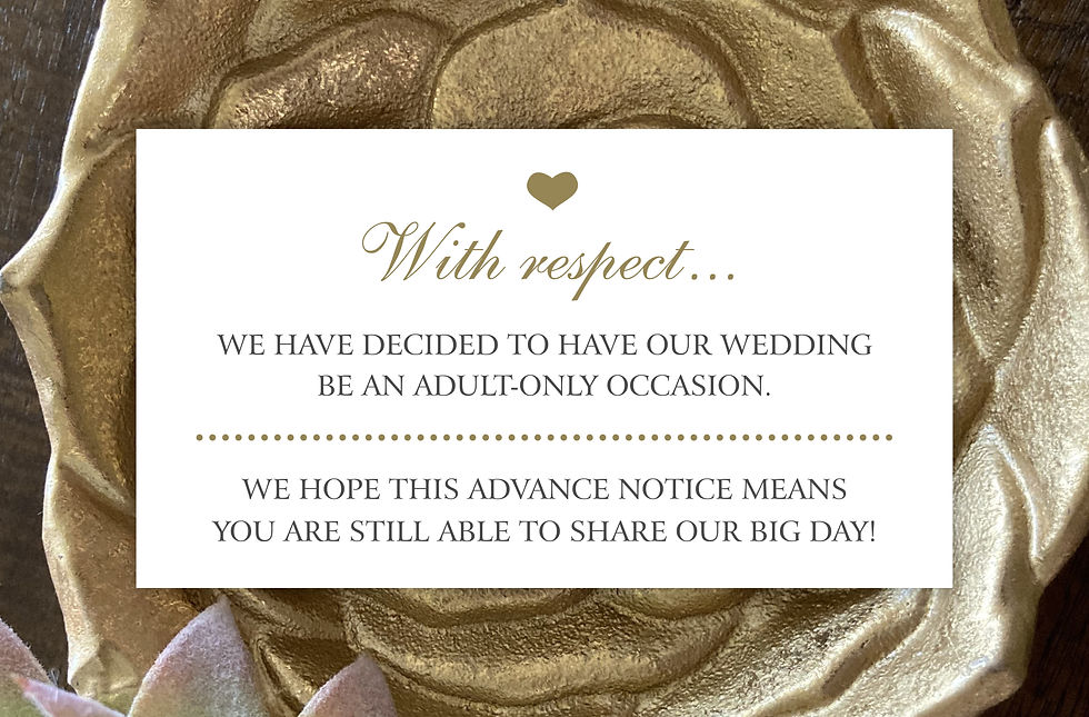 Thumbnail: Adult Only Wedding Cards