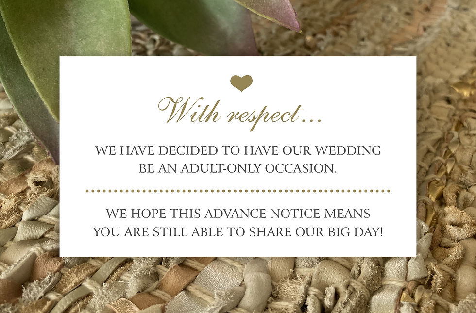 Thumbnail: Adult Only Wedding Cards