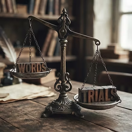 Words vs Trials or, I Stand Corrected