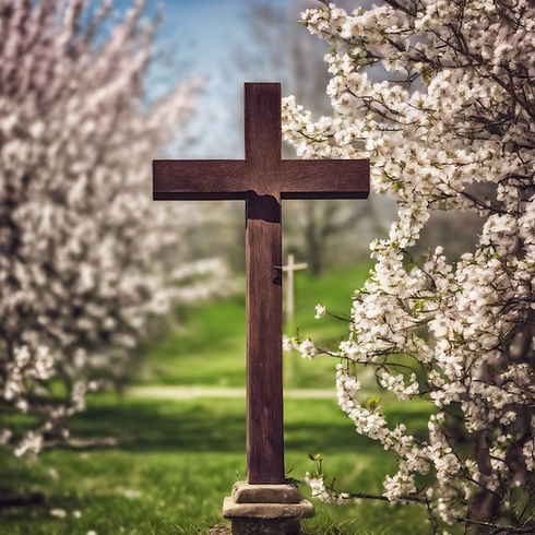 one cross in spring-time setting.jpg