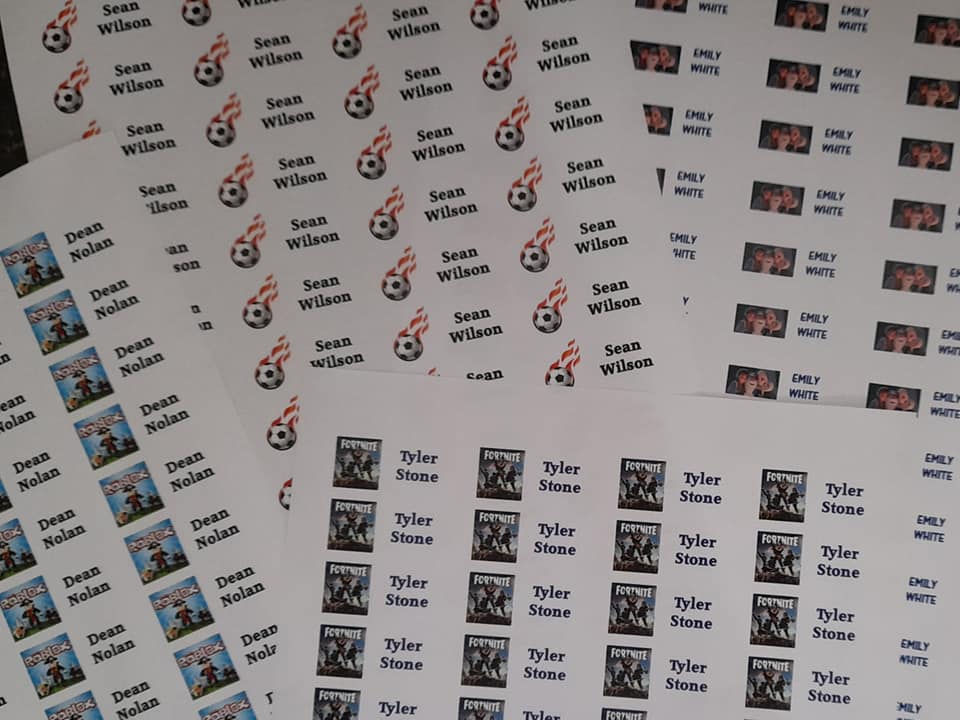 Thumbnail: 65 Personalised pencil labels