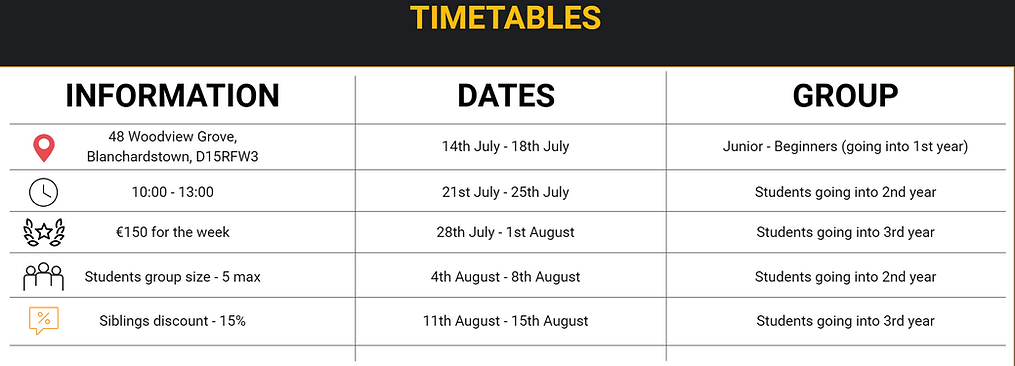 SUMMER BOOT CAMP 2025 TIMETABLES.png