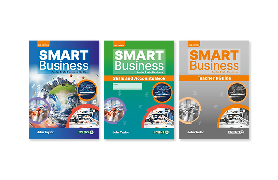 Smart Business Covers for Folens designed by Wild Apple Design
