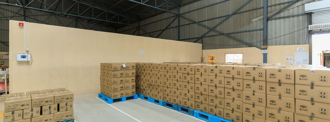 Finished Goods Area at Cotombi