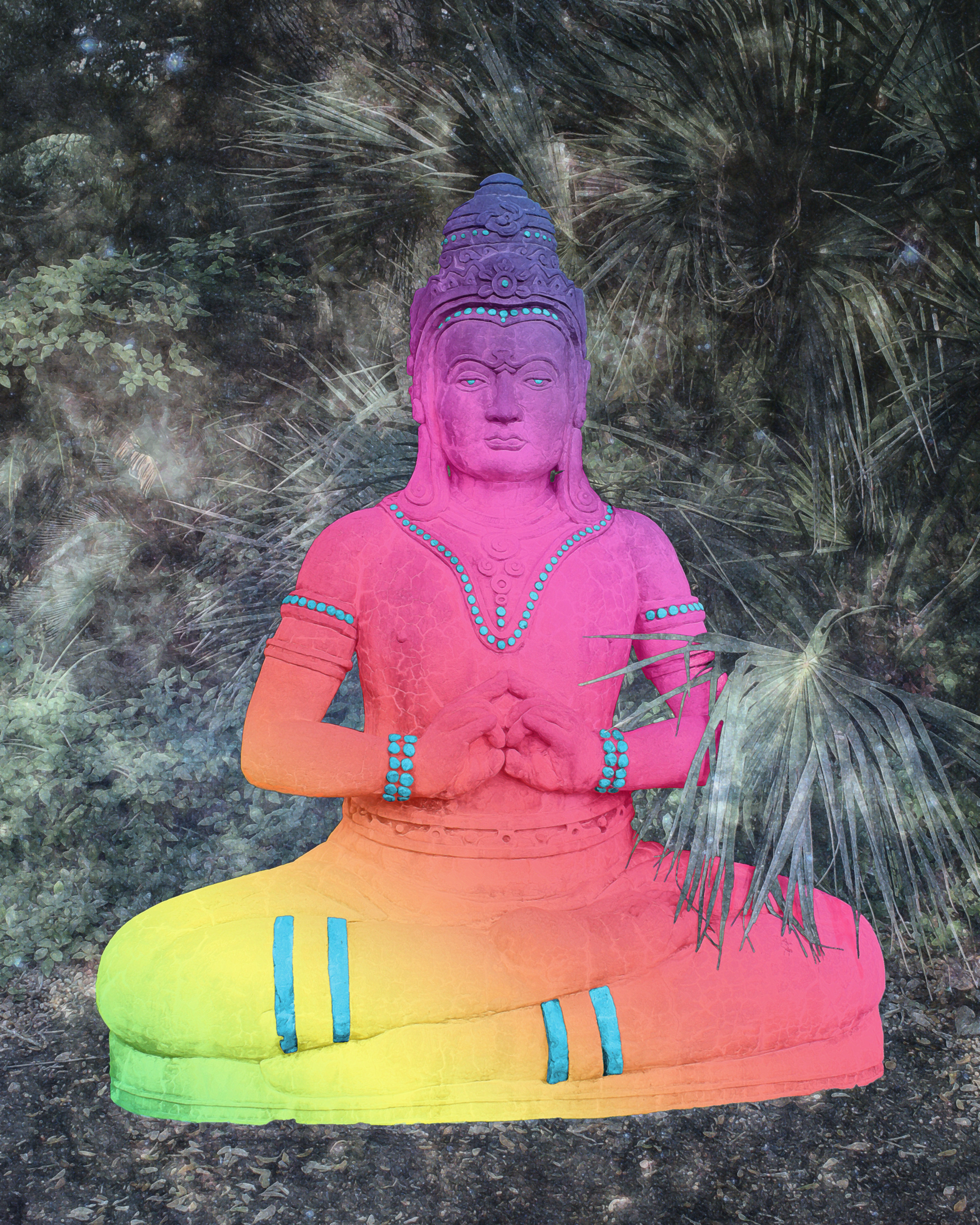 Rainbow Buddha