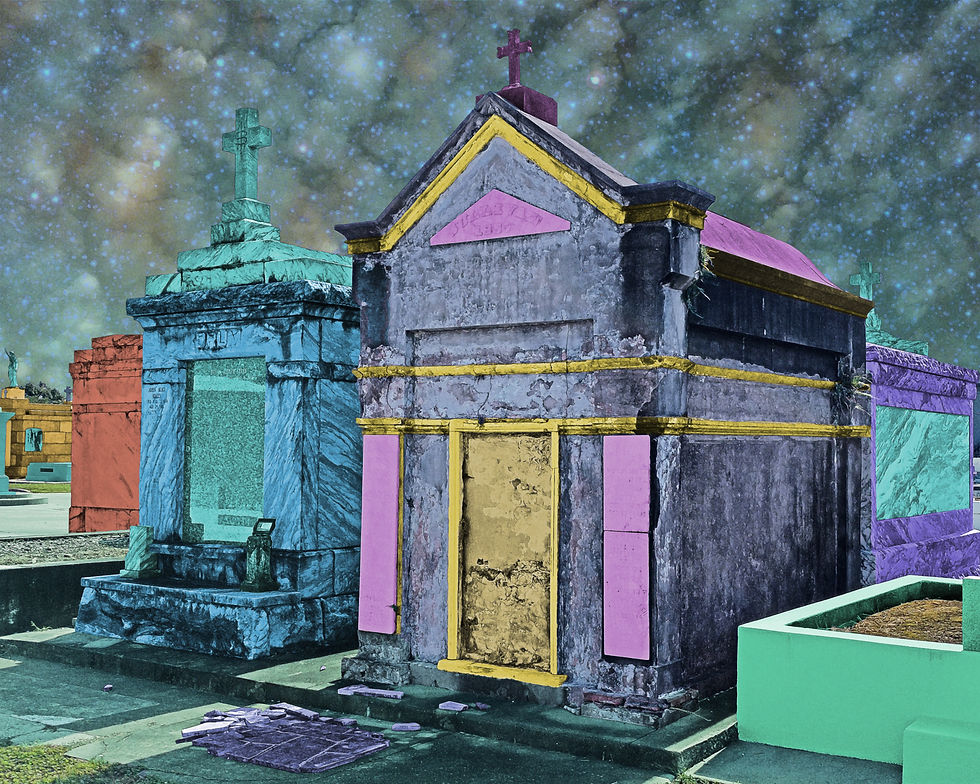 Color the Other World in New Orleans Greenwood Cemetery