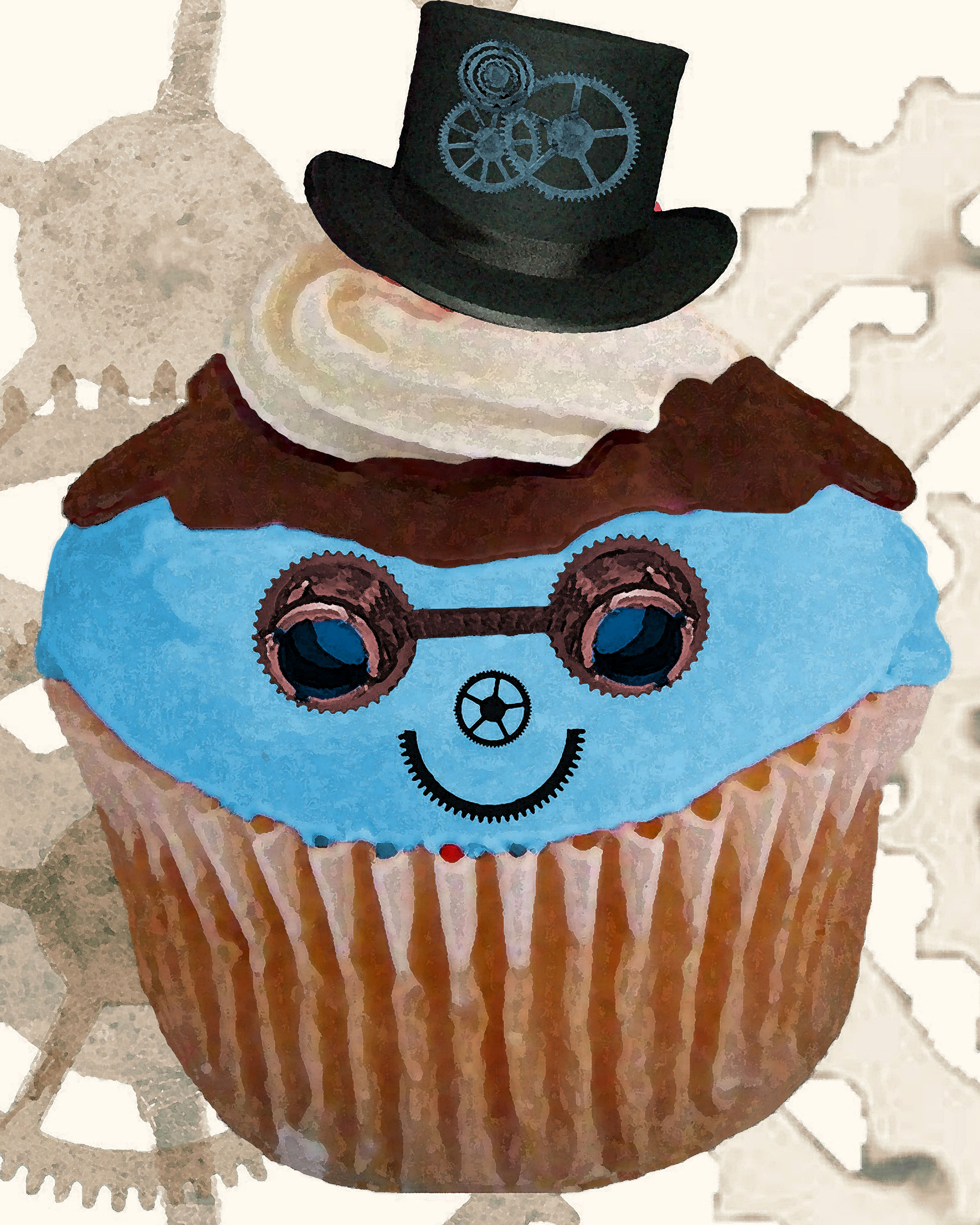 Steampunk Cupcake