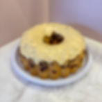 Bolo de maracujá com gotas de chocolate