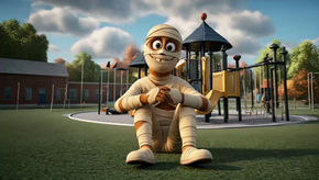 The Chrysanthemummies are coming out.