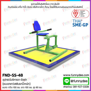FND-SS-48: อุปกรณ์บริหารขา-ข้อเข่า (แบบขาแกว่งสลับยกน้ำหนัก) 