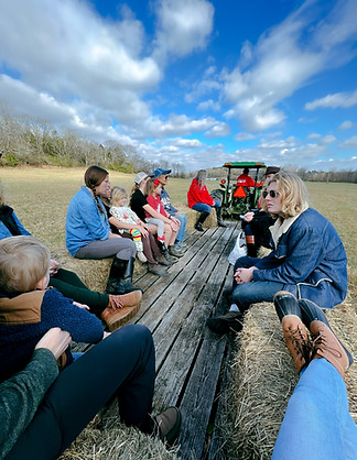 Hayride on the farm