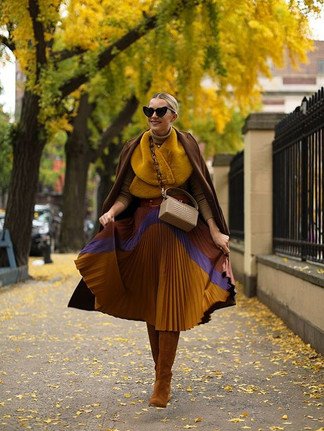 Look Blair Eadie cores apagadas e escuras