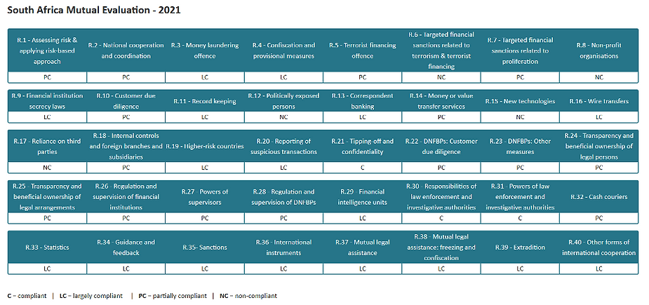 South Africa Mutual Evaluation 2021