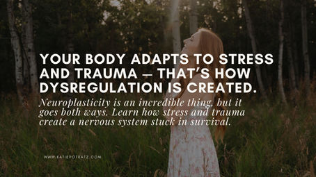 How Stress and Trauma Dysregulate the Nervous System
