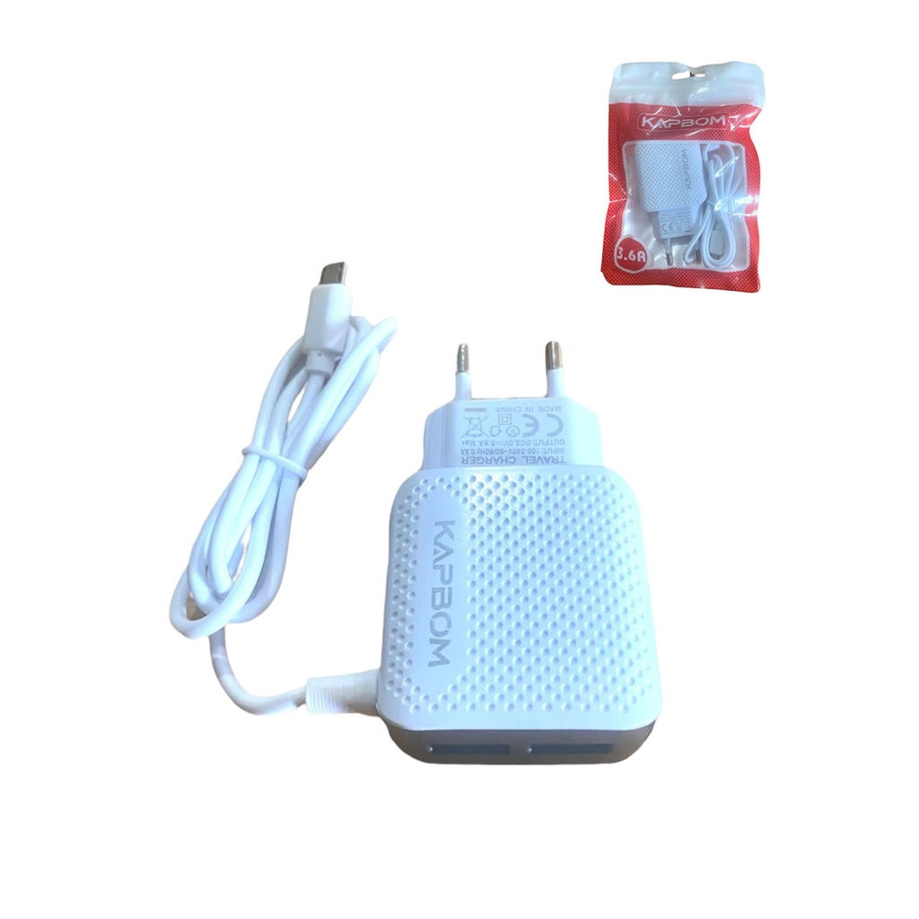 CARREGADOR KAPBOM V-8 3.6A