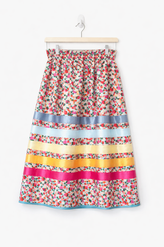 【本日限定お値下げ】エミキュStrawberry Ribbon treeスカート Strawberries Print Adult Ribbon Skirt | Double Deadly