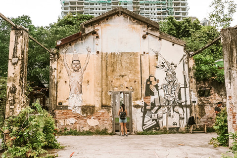 Hin Bus depot penang street art