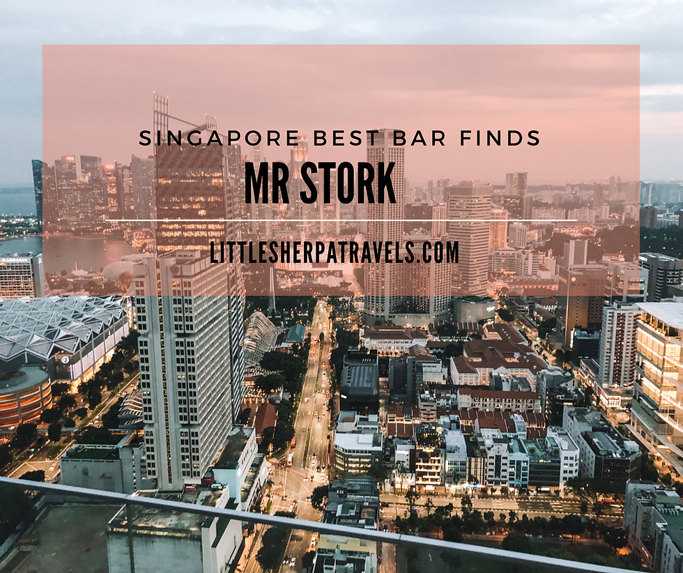 Mr Stork Andaz Hotel Singapore Rooftop cocktail bar Duo Bugis