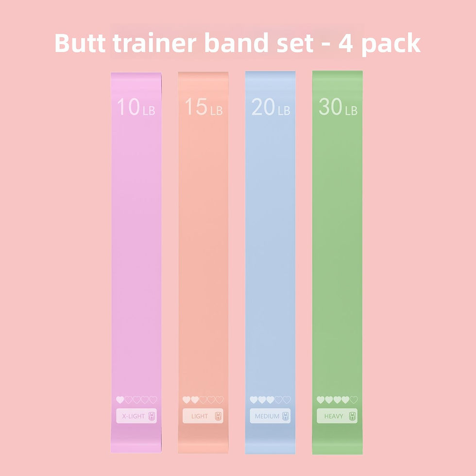 Thumbnail: Elastic Fitness Resistance Bands for Home Training