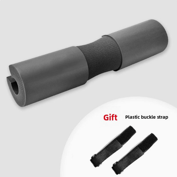 Thumbnail: Barbell Bar Sponge Cover Shoulder Pad with Straps