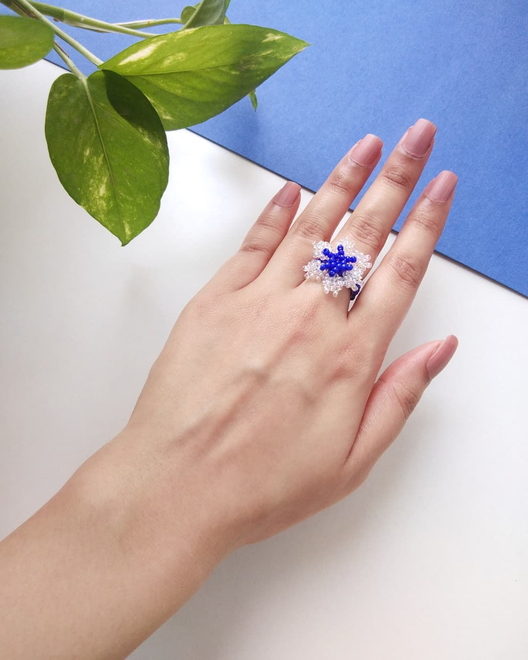 Crystal Blue Ring