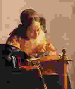 Johannes Vermeer’s “The Lacemaker”.