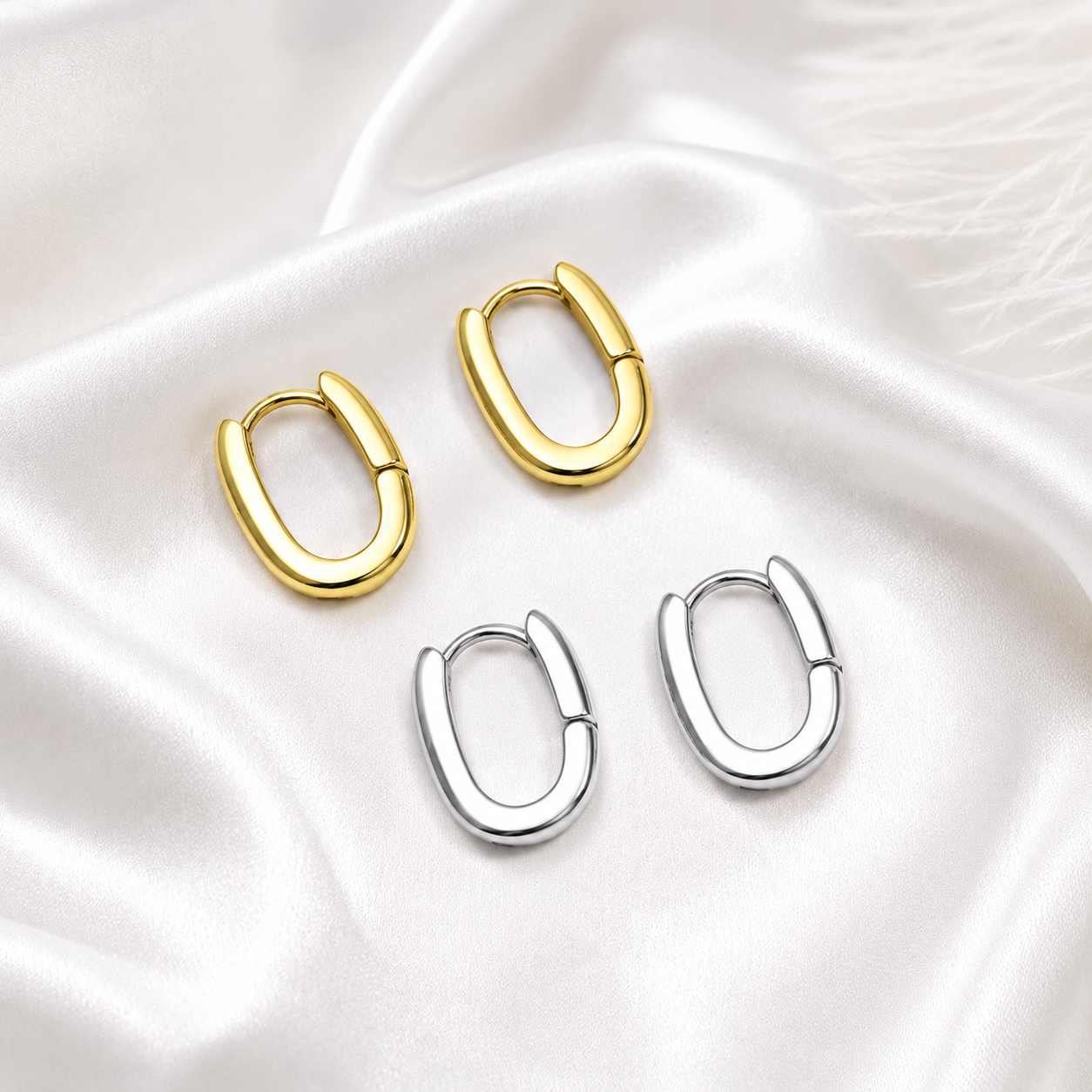 Heart Hoop Earrings – Timeless Sterling Silver Elegance