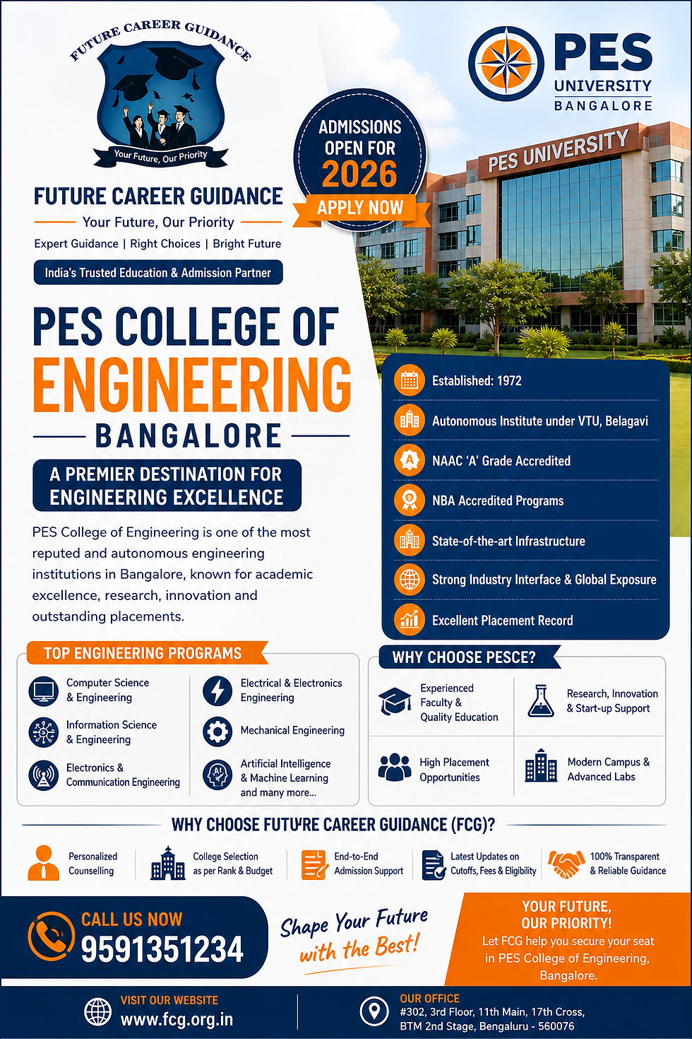 PES College of Engineering Bangalore – Full Guide 2026
