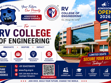 RV College of Engineering Admission 2026 – KCET, COMEDK & Management Quota | Future Career Guidance Bengaluru