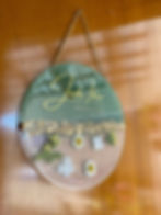 Handmade Resin Name Plates for home