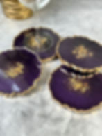 Handmade Resin Coasters set