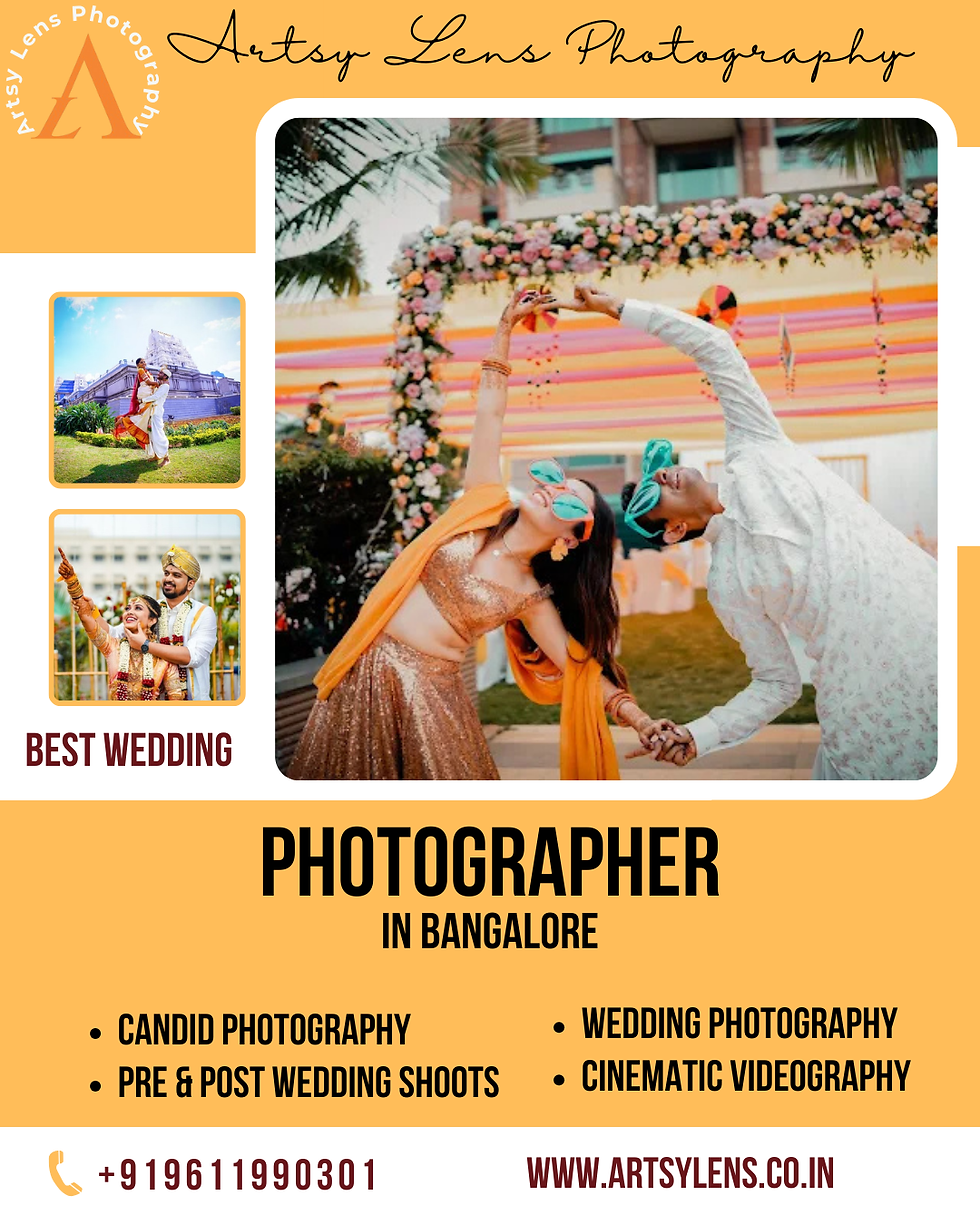 Wedding Photographer in Bangalore
