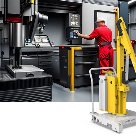 Optimisez l'efficacité et la sécurité avec Just Lift : le modèle JL150 dans l'utilisation et la maintenance des machines à commande numérique