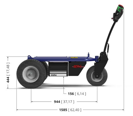 Dimensioni Zallys TR30 - Vista laterale