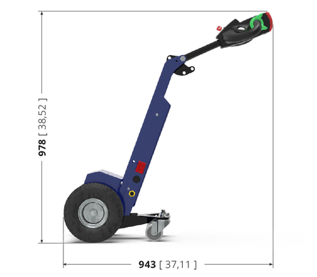 Dimensioni Zallys M1 - Vista laterale