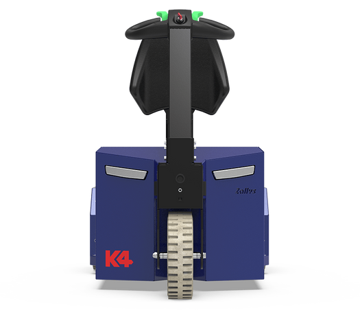 Trattore elettrico da traino Zallys K4 - Vista frontale