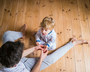 Father Playing with Son