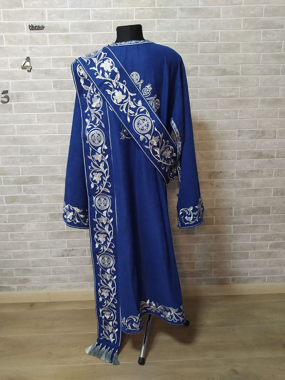 Thumbnail: Embroidered Protodeacon's sticharion - Deacon's alb - Orthodox Vestment Deacon