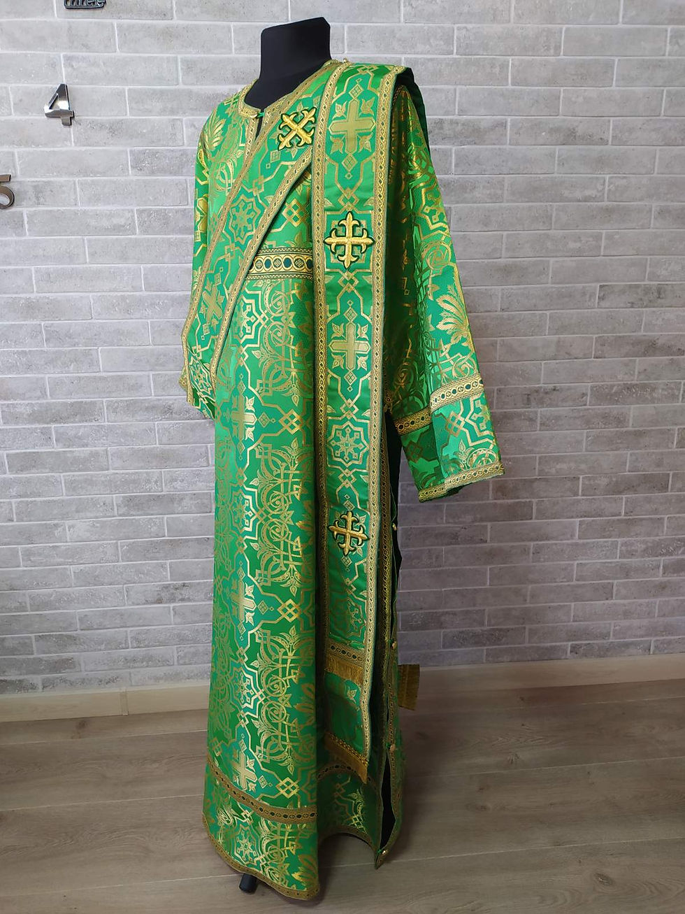 Thumbnail: Protodeacon's sticharion - Deacon's alb - Orthodox Vestment - Stichar for deacon