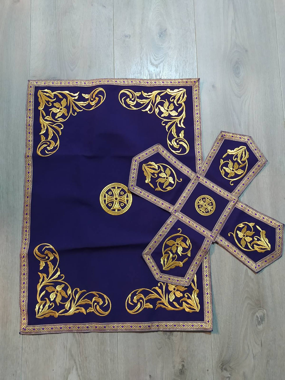 Thumbnail: Greek vestment - Priest robe - Orthodox clothes - Priest costume violet