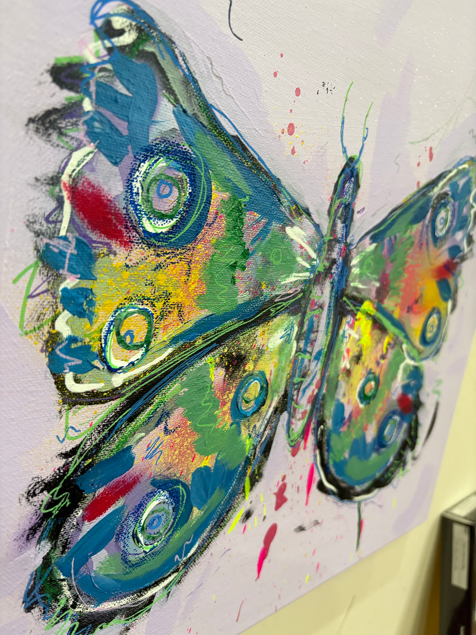 Thumbnail: Abstract Butterfly - Lavender 